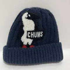 CHUMS 子供用 ニット帽 ネイビー19㎝