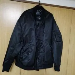 +j　ブラック MA-1 ジャケット 3XL