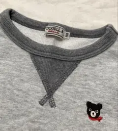 ミキハウスダブルビー トレーナー 110cm 綿100%