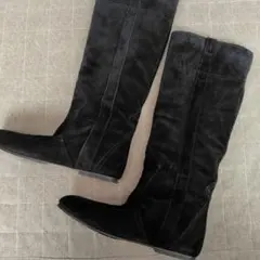 ぱ*マ様 ファビオルスコーニ　ロングブーツ　スエード　ペコス　37