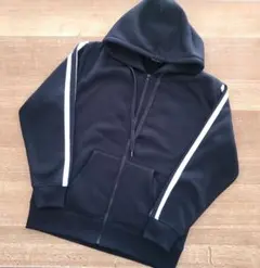 ⭐在庫大処分セール⭐フルジップ裏起毛パーカー　ブラック　Ｌサイズ　即購入OK。。