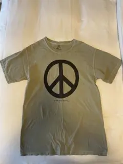 ビンテージピースマーク Tシャツ カーキ Mのサムネイル