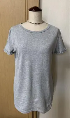 APstudioグレー 半袖 Tシャツ ラウンドネックのサムネイル