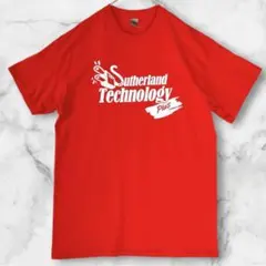 GILDAN 半袖Tシャツ 両面プリント ロゴ M レッド