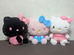 ハローキティ　BIGぬいぐるみ　3体セット
