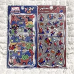 マーベル　スパイダーマン　プチドロップステッカー