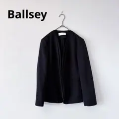 Ballsey ノーカラージャケット ネイビー 入学式 34 手洗い可能