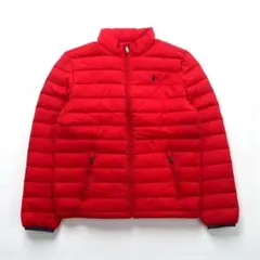 Polo Ralph Lauren ダウンジャケット L レッド ナイロン
