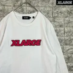 XLARGE エクストララージ ロゴ ワッペン 長袖 ロングTシャツ 古着