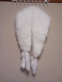 成人式用ホワイトファーショール