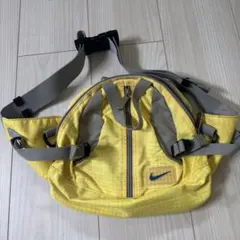 90s NIKE ボディバッグ y2k イエロー