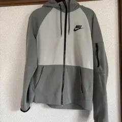 NIKEフルジップパーカーグレーM
