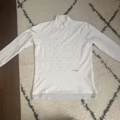 ホワイト 長袖シャツ レディース ゴルフ