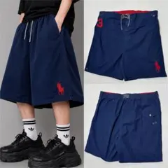 90s Ralph Lauren 3XB スイムショーツ ビッグポニー 刺繍のサムネイル
