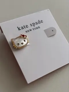 ハローキティ ケイトスペード　ピアス 1つ　kate spade