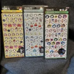 スヌーピー ボンボンドロップシールmini3枚セット