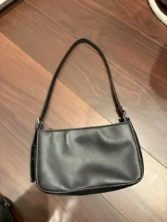 ブラック ショルダーバッグ 合成皮革