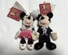 ディズニー　BBB ビッグバンドビート　ぬいぐるみバッジ ミッキーミニー