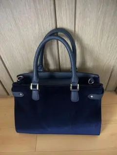 ＨＯｎｅｙｓハニーズベルベット調トートバッグ❣️ネイビー可愛い