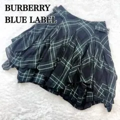 BURBERRY BLUE LABEL バーバリー スカート チェック ベルト