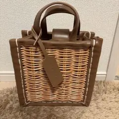 ミニトートバッグ バスケットウィーブ ニコアンドのサムネイル