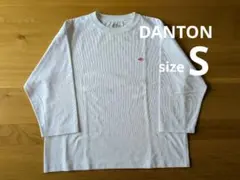 ②DANTON　ダントン　クルーネック　7分袖　Tシャツ　カットソー
