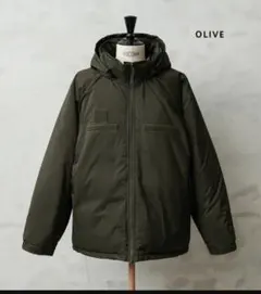 オリーブ ダウンジャケット