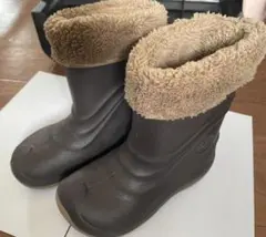 プーキーズ　スノーブーツ 長靴19/20㎝　ファー付き