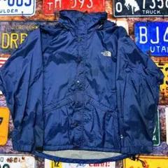 シ*ン様 THE NORTH FACE ナイロンジャケット L ネイビー フード