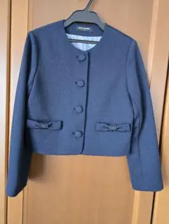 pom ponette junior（ポンポネット ジュニア）ネイビージャケット