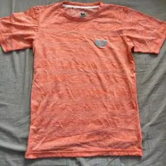 卓球　Tシャツ　ユニフォーム　オレンジ　バタフライ