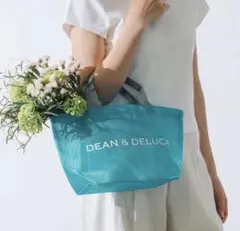 DEAN & DELUCA メッシュトートバッグ ターコイズ L - メルカリ