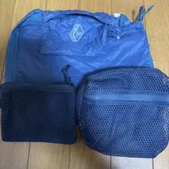 無印良品畳める仕分けケースブルーS立体メッシュケースSネイビーダブルファスナーS