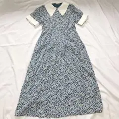 ぽいぽ様専用idem イデム 花柄　ブルー　ワンピース