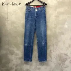 KARL HELMUT(カールヘルム)LL デニムパンツ KARL HELMUT（カールヘルム）の「フラワーカールくん刺繍デニムパンツ
