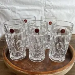 ✴︎ヴィンテージ✴︎ゴツゴツグラス✴︎喫茶店グラス✴︎5個セット✴︎