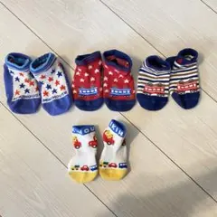 MIKIHOUSE 靴下 13-15cm 11-13cm ミキハウス　電車