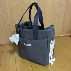 KUSUGURU 猫刺繍 トートバッグ 新品未使用のサムネイル