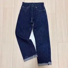 美品✨マディソンブルー　セルビッチ デニム パンツ 濃紺 赤耳　カットオフのサムネイル