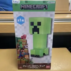 Minecraft クリーパーBIGフィギュア ～クリアver.～