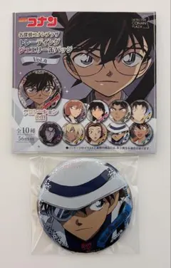 名探偵コナンプラザ,トレーディングジュエリー缶バッジvol.4/怪盗キッド
