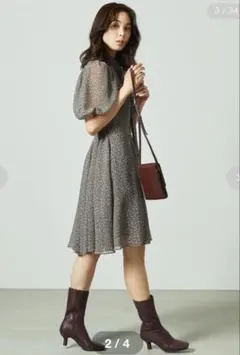 (訳ありお値引)スナイデル♡ドットボウタイミニワンピース