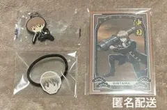 銀魂 沖田総悟 ラバーマスコット ヘアゴム ブロマイド セット