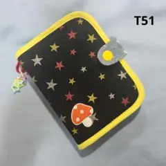 No.T52★ミニ6穴★バインダー式手帳★シール帳★平成レトロ　(バインダー付)