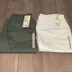 無印良品 メンズ イージーパンツ 2点セット Mサイズ カーキ 生成のサムネイル