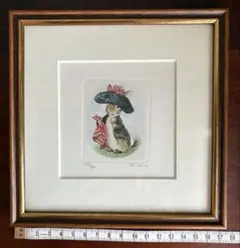 【原画】『ジュネリコ』（絵画　パステル画　犬　ミニチュアダックス　犬イラスト） 原画】『ジュネリコ』（絵画 パステル画 犬 ミニチュアダックス 犬