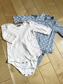 【baby Gap】70㎝ 長袖ロンパース2枚セット