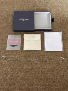 Nicoiro ネックレス 2リング シルバーカラー 箱付き