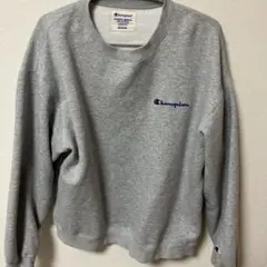 古着　Champion グレー トレーナー