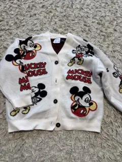 ZARA ミッキーカーディガン　104センチ